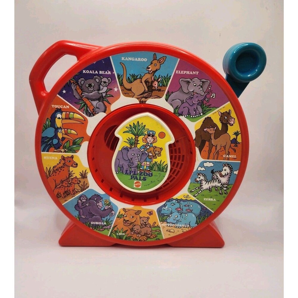 Vintage Mattel See-N-Say Animal Sounds Lil Zoo Pals 1989